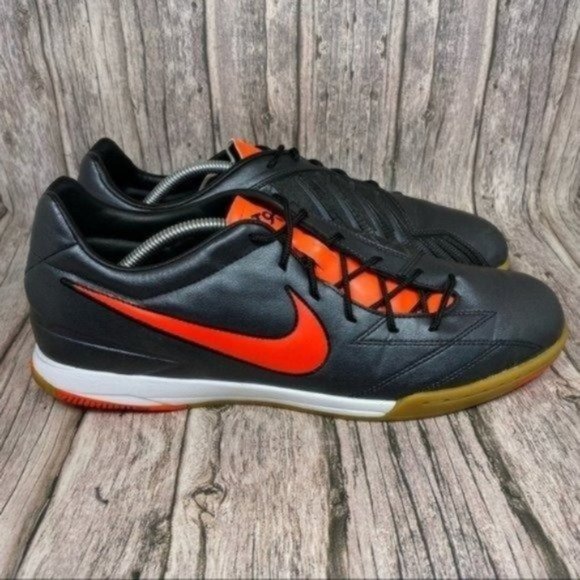 Nike Other - Nike T90 Shoot IV Athletic Men’s Size 13 Sneakers Shoes 472558-088 Black/Orange